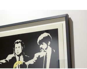 Banksy frame float mount