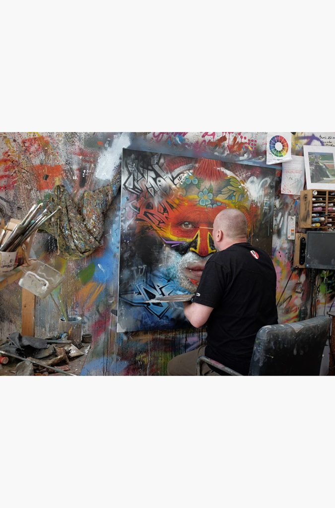 Dale Grimshaw in Studio