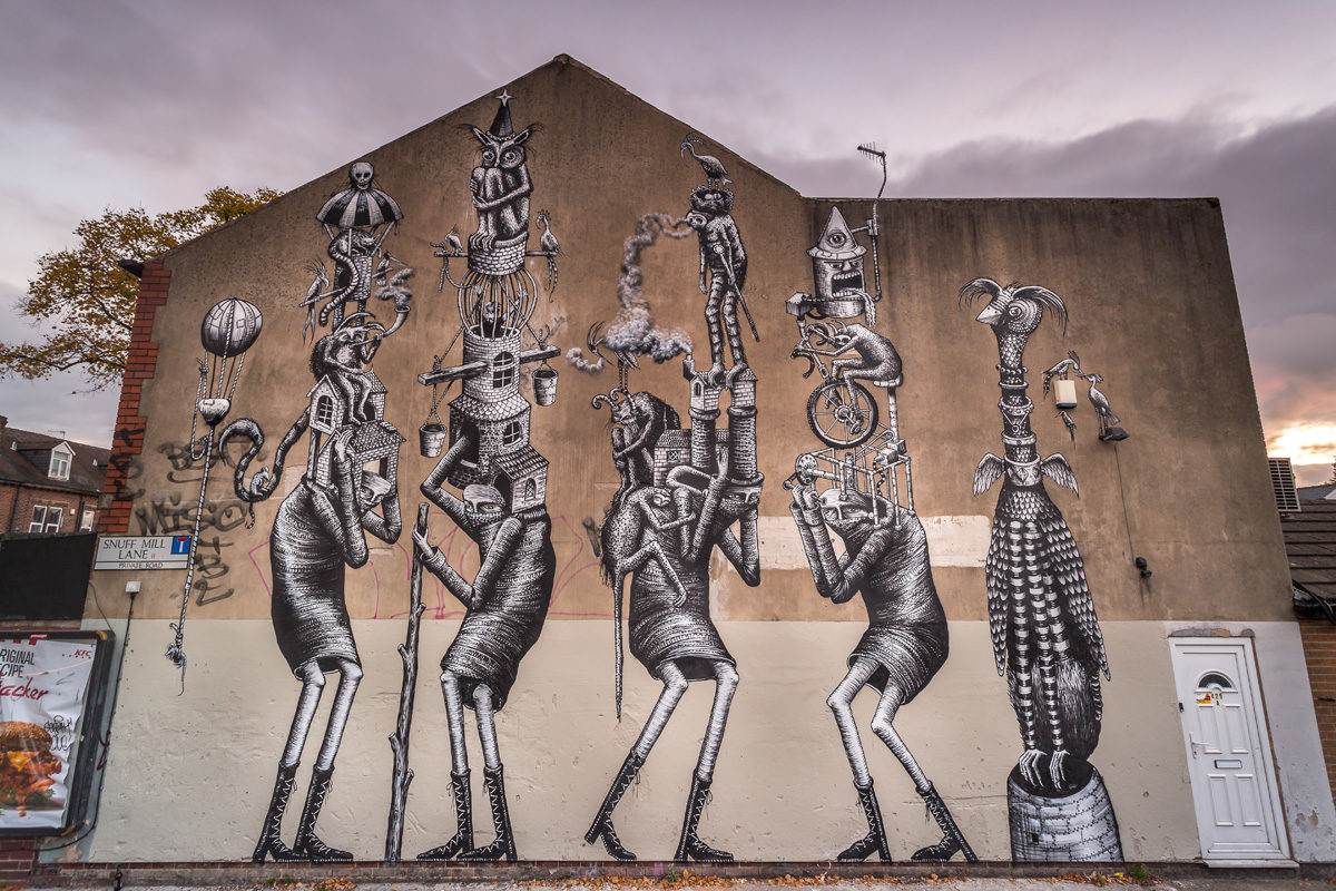 Phlegm street art